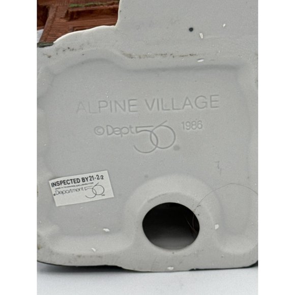 Department 56 House Besson Bierkeller Porcelain Alpine Village Series 65404 - Picture 6 of 7